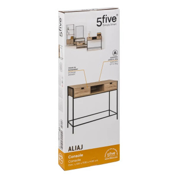 Console 2 tiroirs 1 niche Aliaj 5five - Le Dépôt Bailleul