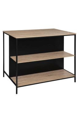 Ilot de cuisine métal et...