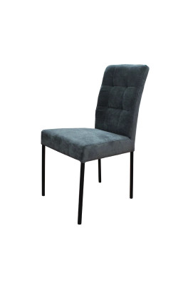 Chaise Nanda tissu gris...