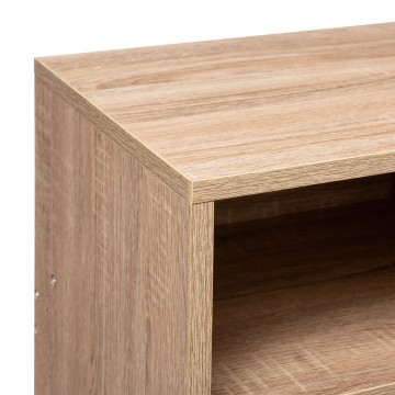 Console en bois 3 cases Mix coloris naturel 5five  - Le Dépôt Bailleul