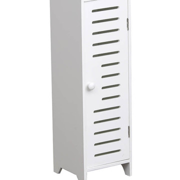 Meuble réserve et dérouleur WC 1 porte blanc - Le Dépôt Bailleul