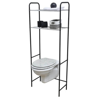 Meuble WC 2 tablettes pour...