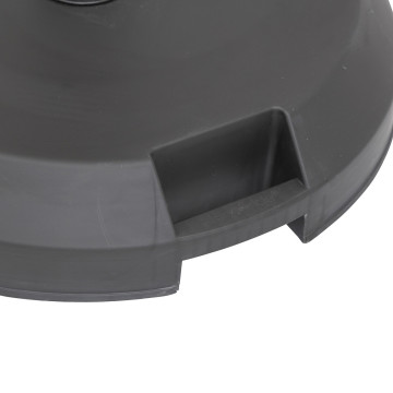 Pied de parasol 29kg béton noir Hespéride - Le Dépôt Bailleul