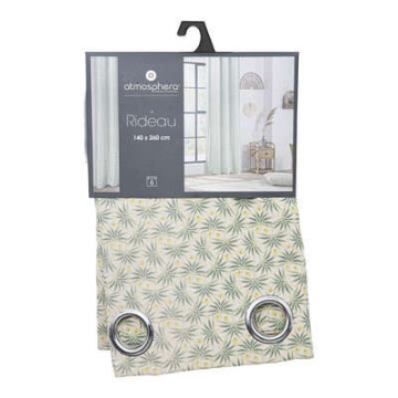 Rideau 140x260 cm polycoton Palma Atmosphera - Le Dépôt Bailleul