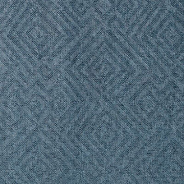 Rideau jacquard Tanis bleu canard 140x260 Atmosphera - Le Dépôt Bailleul