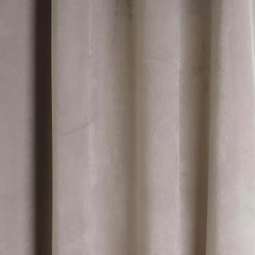 Rideau occultant velours gris 140x260 Atmosphera - Le Dépôt Bailleul