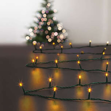 Guirlande programmable 400 LED blanc chaud 40 mètres - Dépôt Bailleul