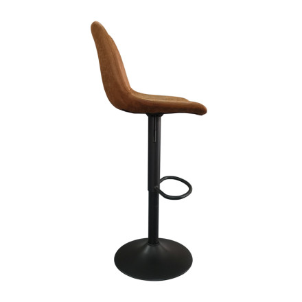 Tabouret de bar Barcelona PU cognac - Le Dépôt Bailleul