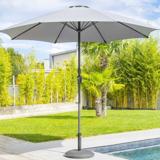 Parasol droit rond 2,7m...