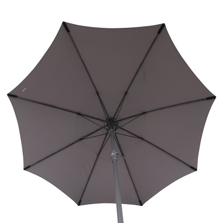 Parasol droit rond 2,7m Sisko ardoise Hespéride - Le Dépôt Bailleul