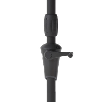 Parasol droit rond 2,7m Sisko ardoise Hespéride - Le Dépôt Bailleul