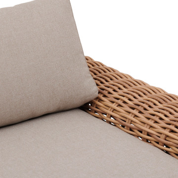 Fauteuil de salon de jardin Savinia coloris Tahini Hespéride - Le Dépôt Bailleul