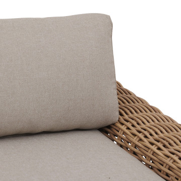 Canapé de salon de jardin Savinia coloris Tahini Hespéride - Le Dépôt Bailleul