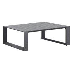 Table basse extérieure carrée graphite Allure Hespéride - Le Dépôt Bailleul