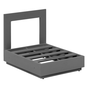 Chauffeuse 1 place pour salon Allure graphite Hespéride - Le Dépôt Bailleul