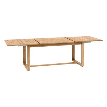 Table extérieure en bois extensible 10 places Rioni Hespéride - Le Dépôt Bailleul