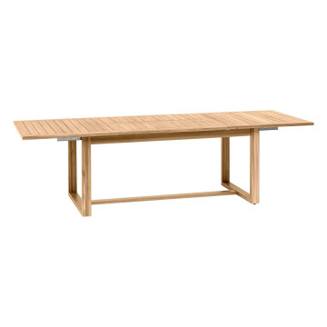 Table extérieure en bois extensible 10 places Rioni Hespéride - Le Dépôt Bailleul