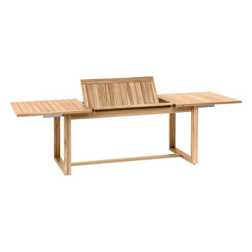 Table extérieure en bois extensible 10 places Rioni Hespéride - Le Dépôt Bailleul