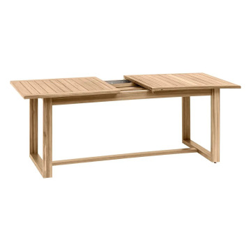 Table extérieure en bois extensible 10 places Rioni Hespéride - Le Dépôt Bailleul