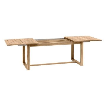 Table extérieure en bois extensible 10 places Rioni Hespéride - Le Dépôt Bailleul