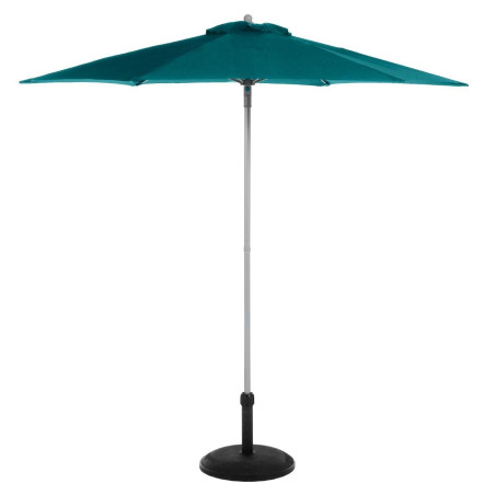 Parasol rond 2,3m Anzio bleu canard Hespéride