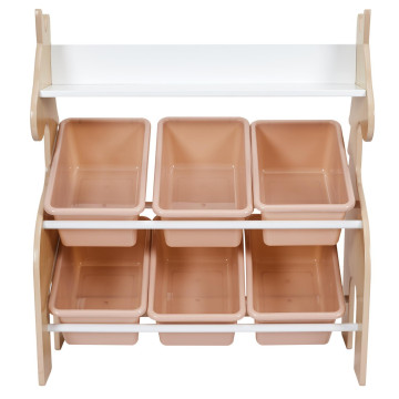 Meuble de rangement enfant 6 bacs Licorne - Le Dépôt Bailleul