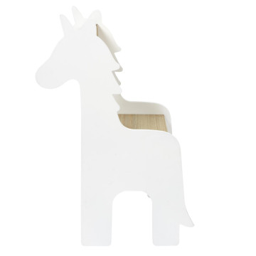 Chaise enfant Licorne blanche et bois - Le Dépôt Bailleul
