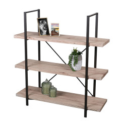 Bibliothèque 3 étagères Chicago - Le Dépôt Bailleul