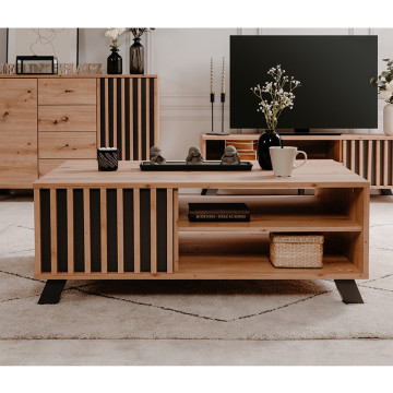 Table basse 2 portes 2 niches Medan - Le Dépôt Bailleul