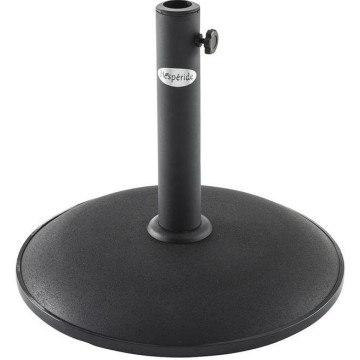 Pied de parasol 15kg Hespéride béton noir - Le Dépôt Bailleul