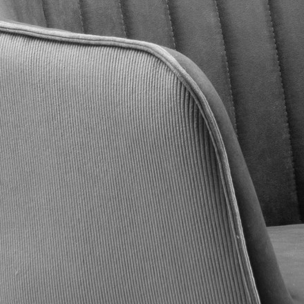 Chaise de séjour pivotante gris/noir Ray - Le Dépôt Bailleul