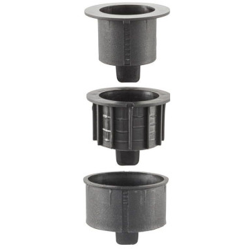 Pied de parasol 25 kg Hespéride béton noir - Le Dépôt Bailleul