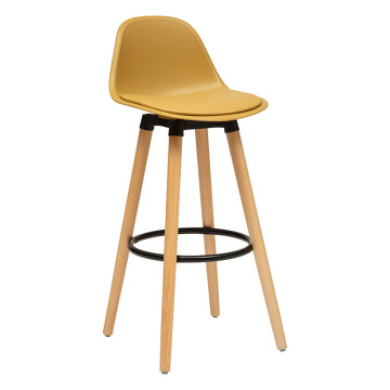 Tabouret bar Maxon simili ocre Atmosphera  - Le Dépôt Bailleul