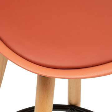 Tabouret bar Maxon simili terracotta Atmosphera  - Le Dépôt Bailleul