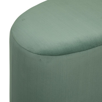 Pouf banc 98x50 velours céladon Malone Atmosphera - Le Dépôt Bailleul