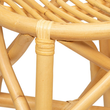 Tabouret en rotin Aoni Atmosphera - Le Dépôt Bailleul