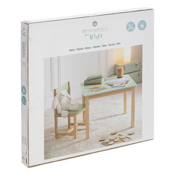 Table enfant Classic vert Atmosphera - Le Dépôt Bailleul