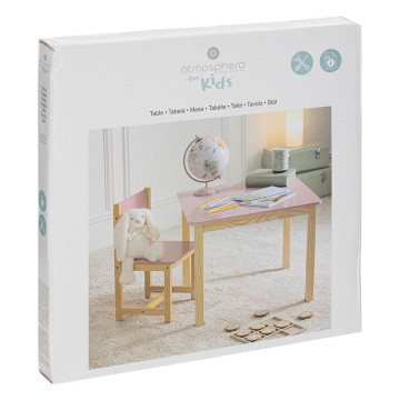 Table enfant Classic rose Atmosphera - Le Dépôt Bailleul