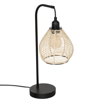 Lampe arc Delia naturel H47.5 Atmosphera - Le Dépôt Bailleul