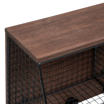 Etagère murale métal et bois Darrel Atmosphera - Le Dépôt Bailleul