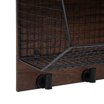 Etagère murale métal et bois Darrel Atmosphera - Le Dépôt Bailleul