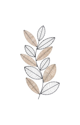 Déco murale métal 56x29...