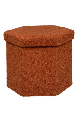 Pouf pliant hexa bouclette...