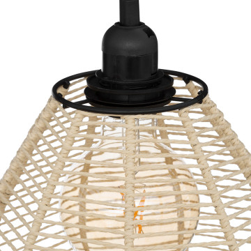 Lampadaire arc Delia naturel H149,5 Atmosphera - Le Dépôt Bailleul