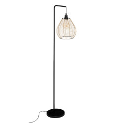 Lampadaire arc Delia naturel H149,5 Atmosphera - Le Dépôt Bailleul