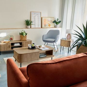 Table basse 2 portes coulissantes Colva Atmosphera - Le Dépôt Bailleul