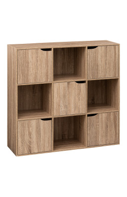 Etagère bois 9 cases 5...