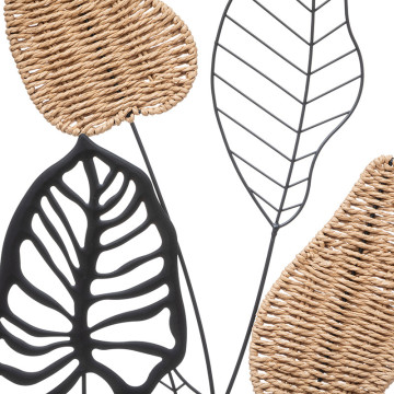 Déco murale métal 35x90 Rosa Atmosphera - Le Dépôt Bailleul