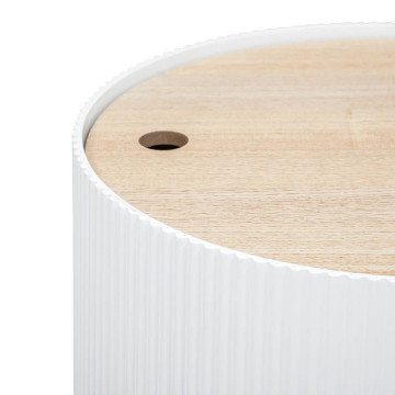 Table à café coffre D38 Enola blanc Atmosphera - Le Dépôt Bailleul