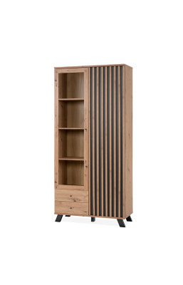 Vitrine 2 portes 2 tiroirs...